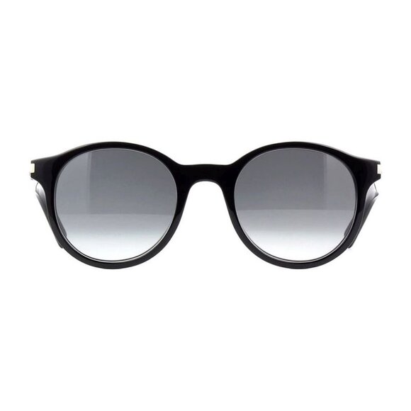 NEW SL521 001 SAINT LAURENT SUNGLASSES ROUND BLACK UNISEX EYEWEAR - Picture 3 of 4
